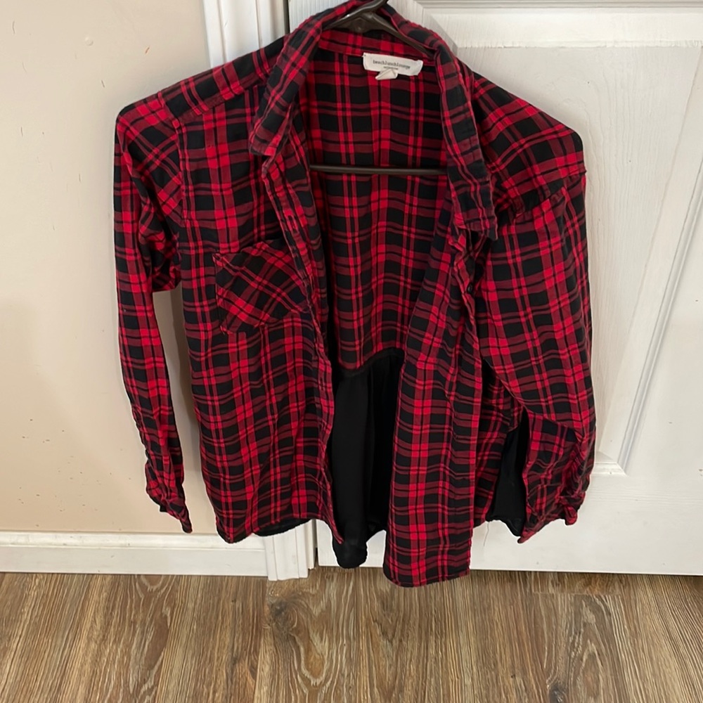 Buffalo Plaid Tunic Top